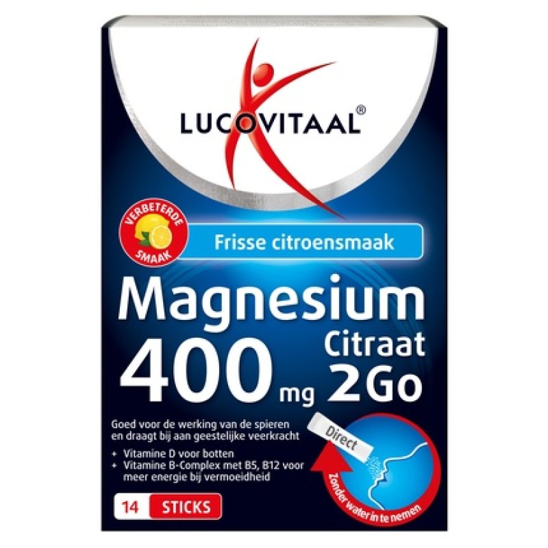 Lucovitaal Magnesium Citrate 400 Mg 2go - Dietary Supplement