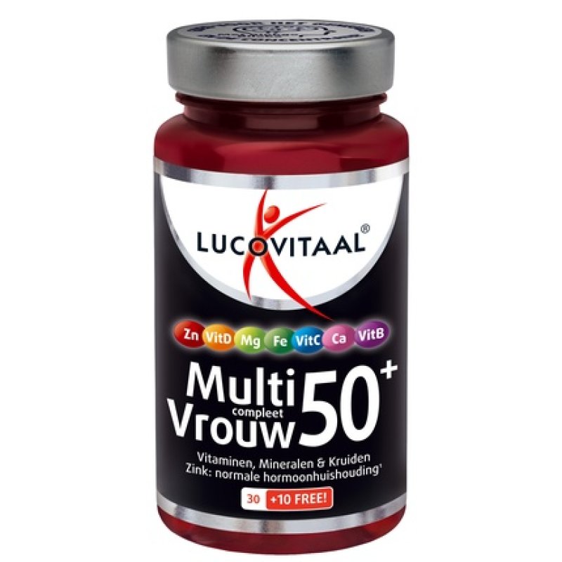 Lucovitaal Multi Compleet Woman 50 - Comprehensive Multivitamin For Women Over 50