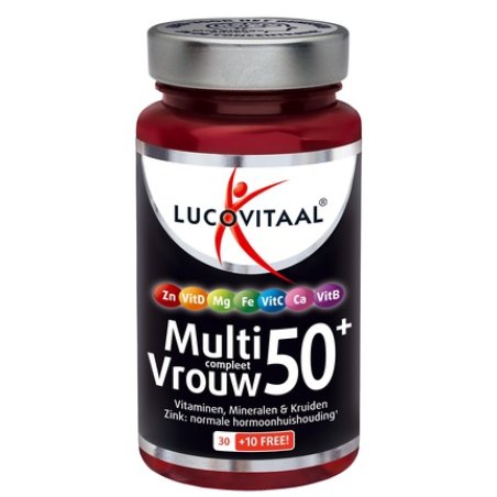 Lucovitaal Multi Compleet Woman 50 - Comprehensive Multivitamin For Women Over 50
