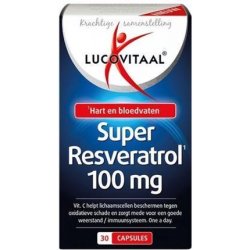 Lucovitaal Super Resveratrol 100mg 30 Capsules