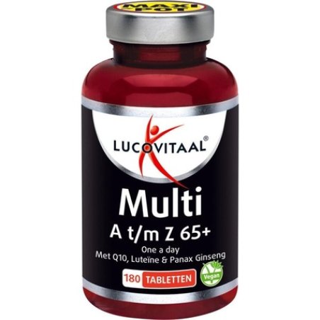 Lucovitaal Food Supplements Multi A To Z 65 Tablets With Q10 180tablets