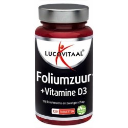 Lucovitaal Folic Acid Vitamin D3 120 Tablets