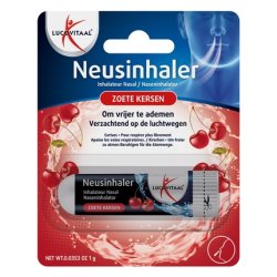 Lucovitaal Nasal Inhaler Free Breathing Sweet Cherries
