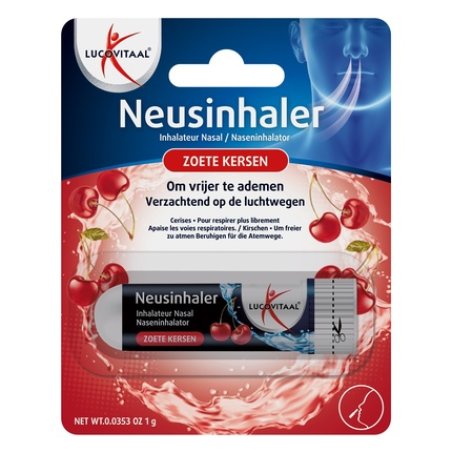 Lucovitaal Nasal Inhaler Free Breathing Sweet Cherries