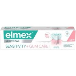Elmex Sensitive Plus Sensitivity Gum Care Toothpaste, 75 Ml
