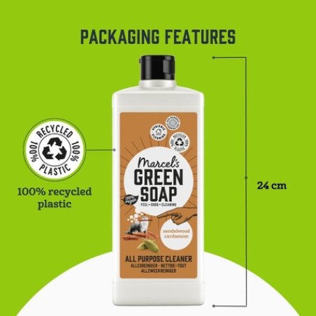 Marcel's Green Soap All-purpose Cleaner Sandalwood & Cardamom 750ml
