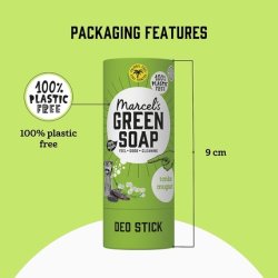 Marcel's Green Soap Deodorant Stick Tonka & Muguet 40g
