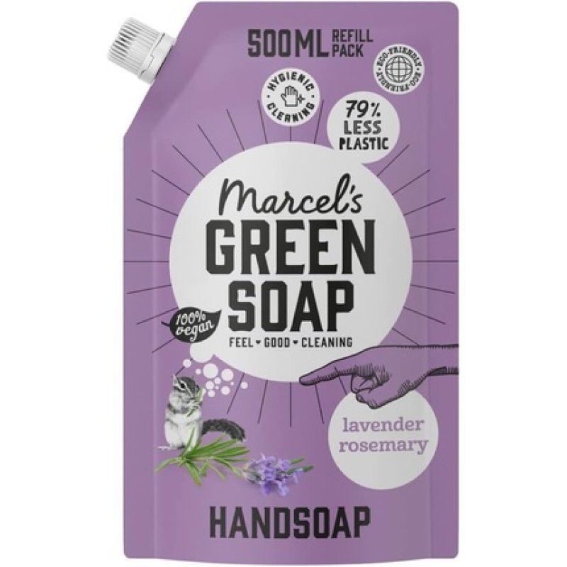 Marcel's Green Soap Hand Soap Refill Lavender & Rosemary 500ml