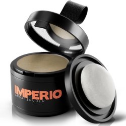 IMPERIO Root Powder Hair Concealer for Hair Thickening for Women and Men Waterproof Hair Makeup for Concealing Roots 4g