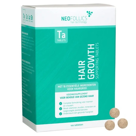 Neofollics Hair Growth Supporting Tablets - 100 Pieces