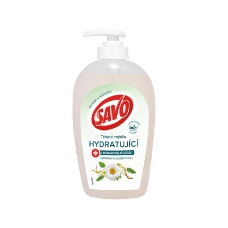 Savo Liquid Soap Chamomile & Jojoba Oil Antibacterial, 250 Ml