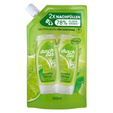 Dusch Das Lime Mint 3 in 1 Shower Gel and Shampoo 500ml