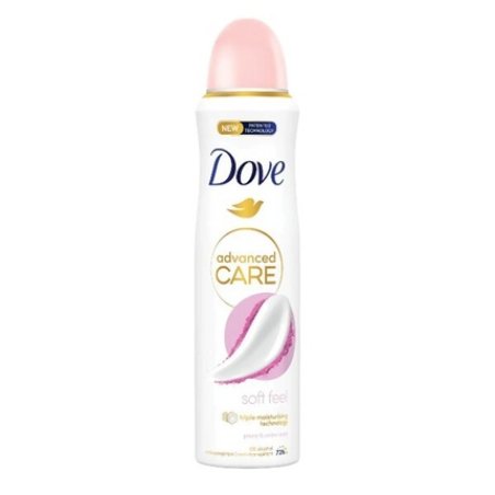 Dove Advanced Care Soft Feel Antiperspirant Spray 150 Ml