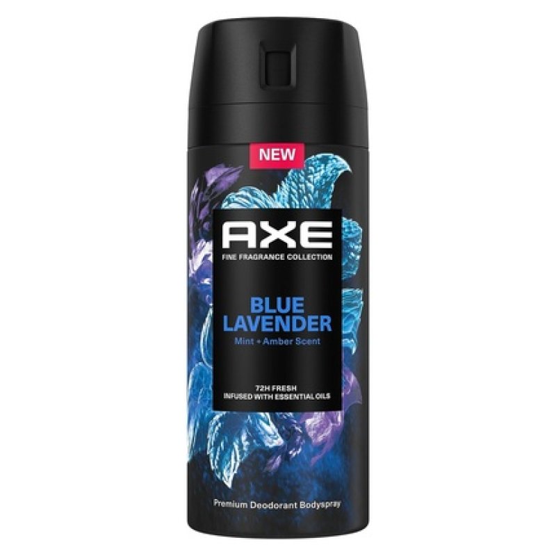 Axe Premium Blue Lavender Body Spray Deodorant without Aluminum Salts 150ml