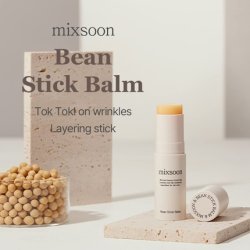 Mixsoon Bean Stick Balm Intense Hydrating by Soybean Oil 10,000ppm Oil Complex Fermented Naturally - 0.38oz