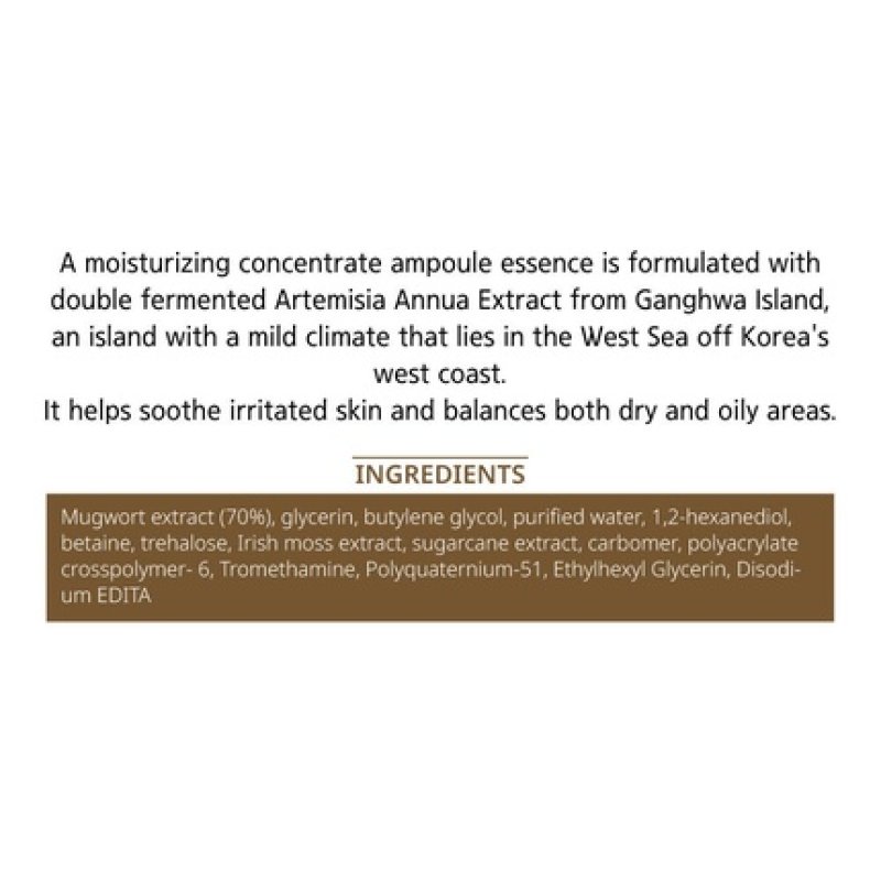 MISSHA Artemisia Calming Ampoule 50ml - US Seller