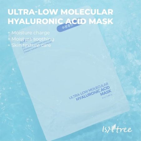 Isntree Ultra-Low Molecular Hyaluronic Acid Mask 10 Pack - 12 Layers of Moisture