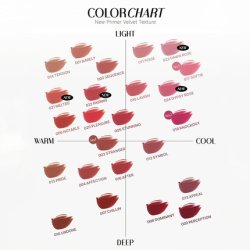 Objet Lip Stain Unique Paint Tube Design Velvet Matte Tint Long-Lasting