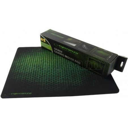 Tapis de souris Esperanza compatible EA146G (440 x 354 x 4mm) (Noir/Vert)