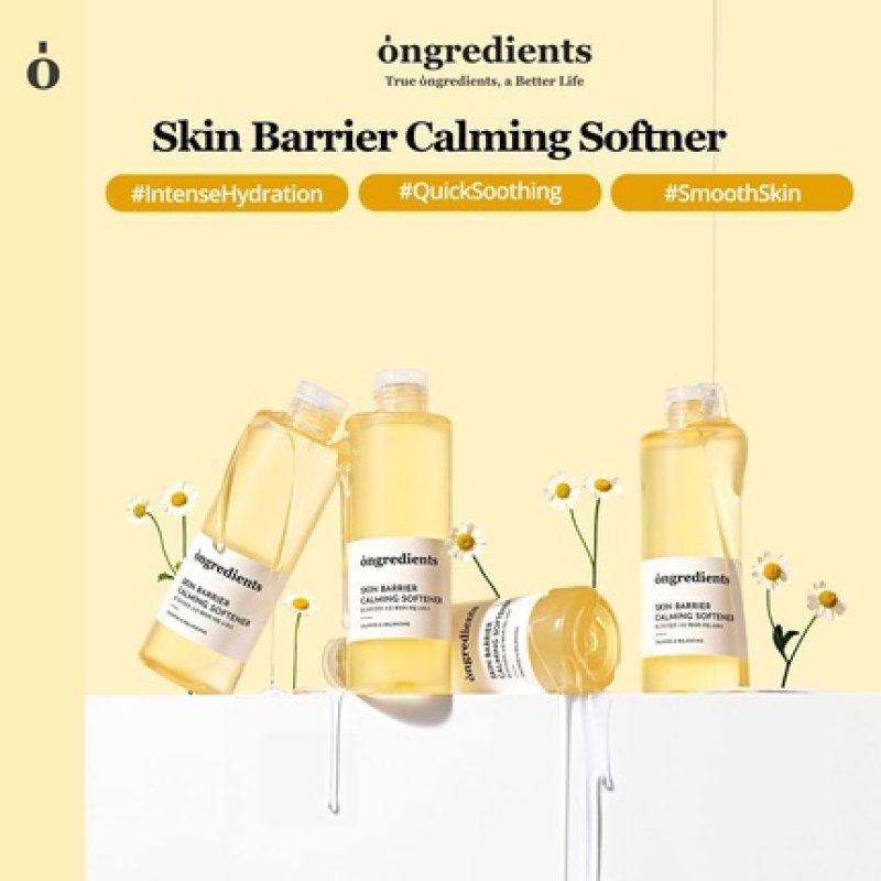 Ongredients Skin Barrier Calming Softener Daily Soothing Toner for Dry Skin