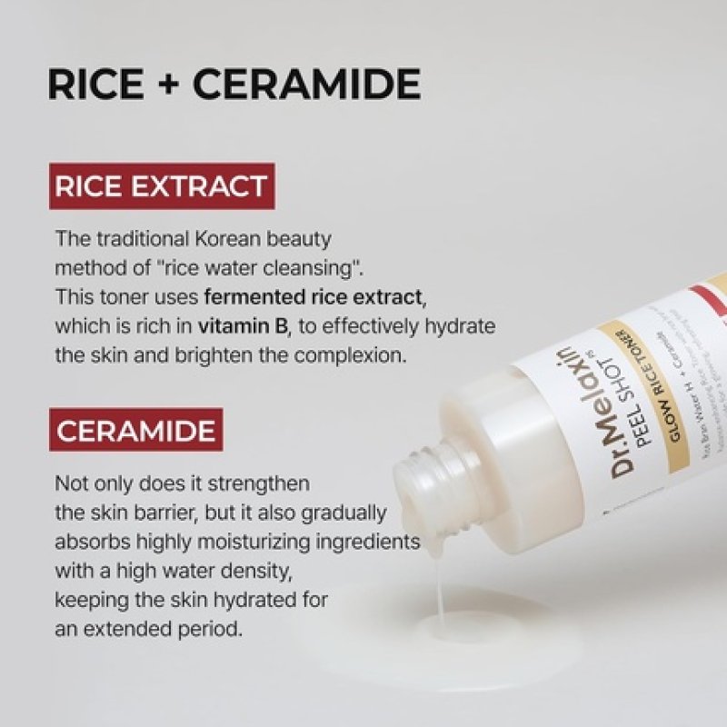 Peel Shot Glowe Rice Toner 200ml for Hydrated Skin