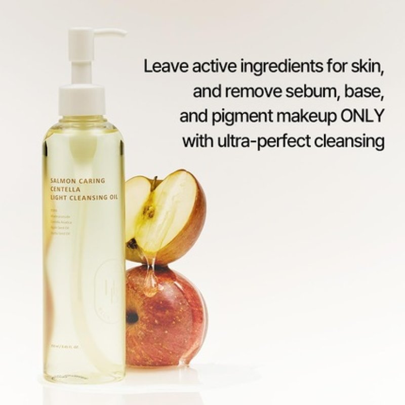 Salmon Caring Centella Light Cleansing Oil with Salmon PDRN and Salmon Egg Extract