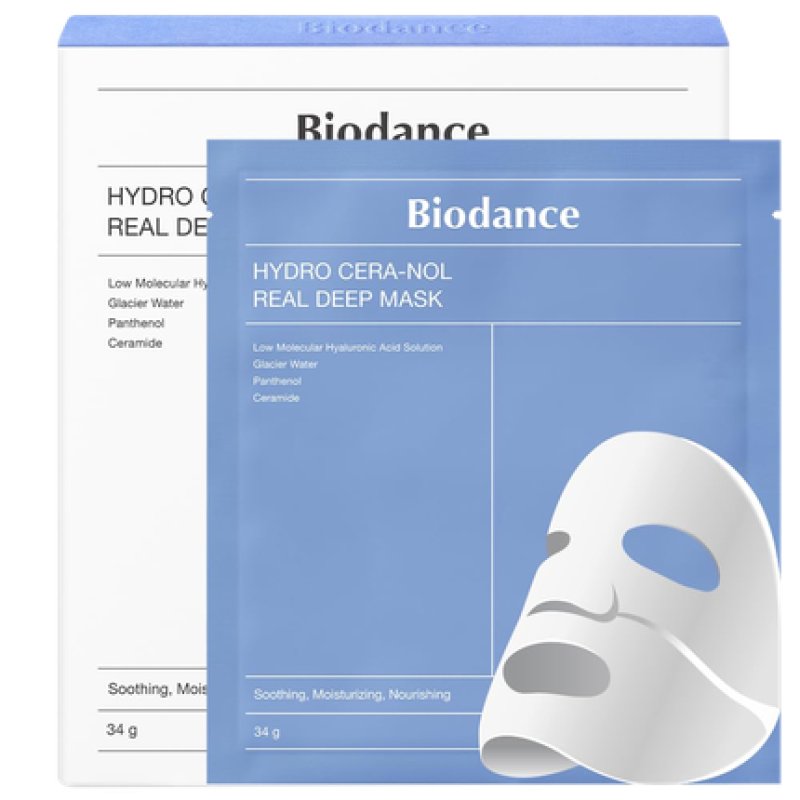 Biodance Hydro Cera-Nol Real Deep Mask - 1 Box 34g X 4 Pieces