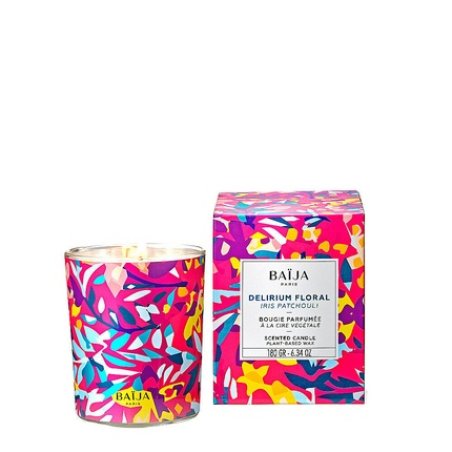 Baija Paris Delirium Floral Scented Candle 180g with Iris and Patchouli