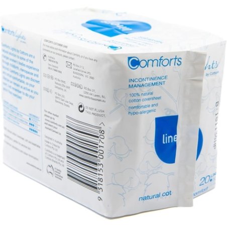 Cottons Comforts Lights Incontinence Liners for Women