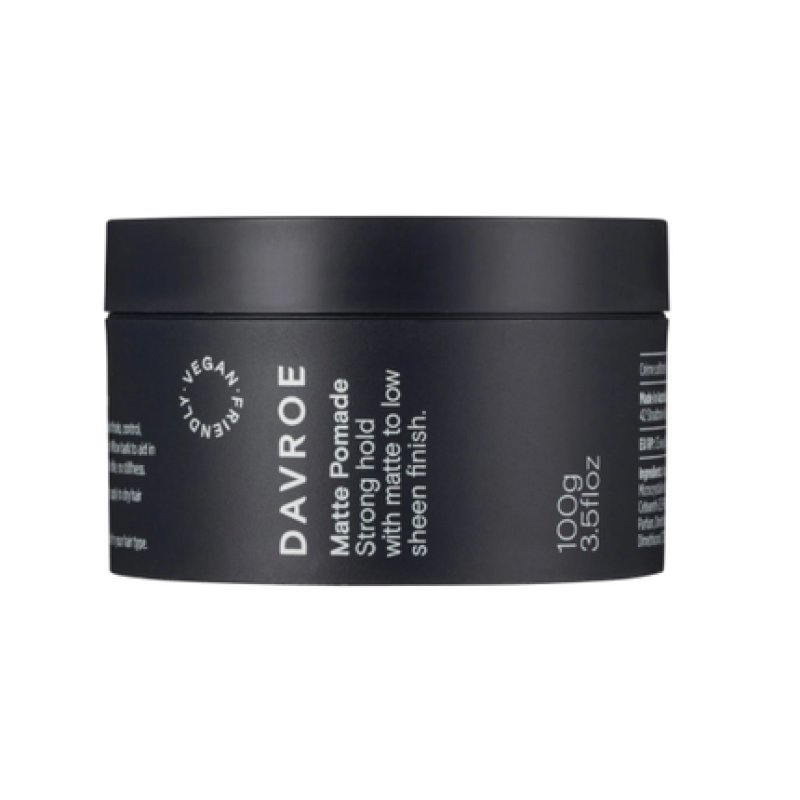 Davroe Matte Pomade 100g Strong Hold With Low Sheen Finish