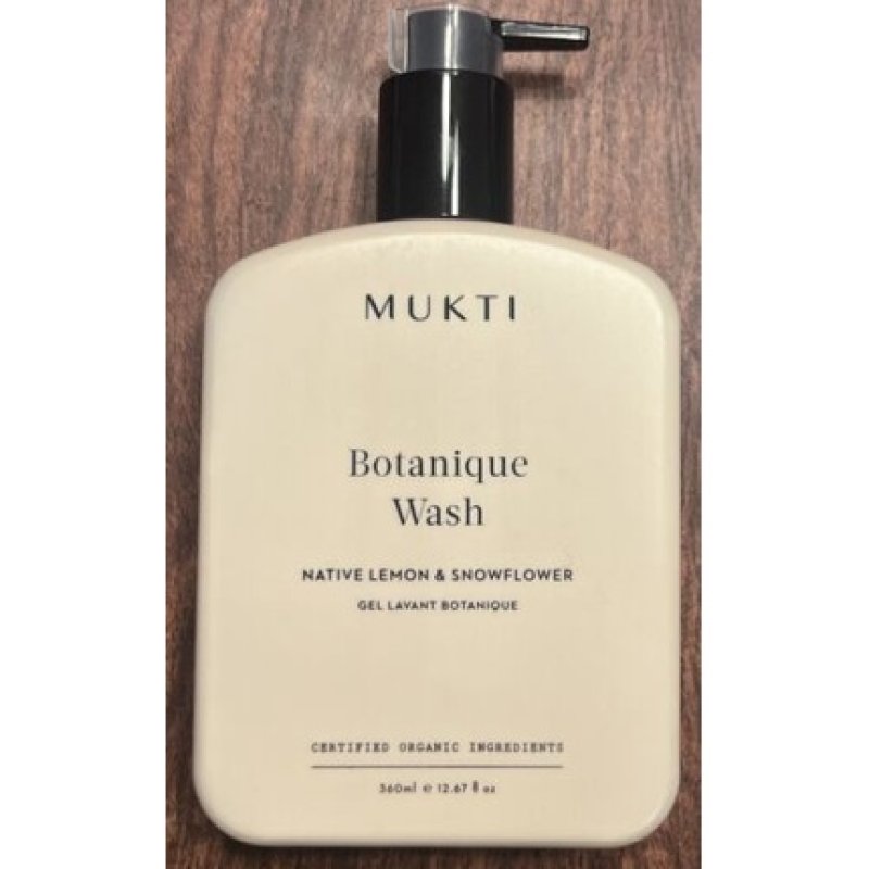 Mukti Botanique Hand & Body Wash with Native Lemon and Snowflower Organic Ingredients