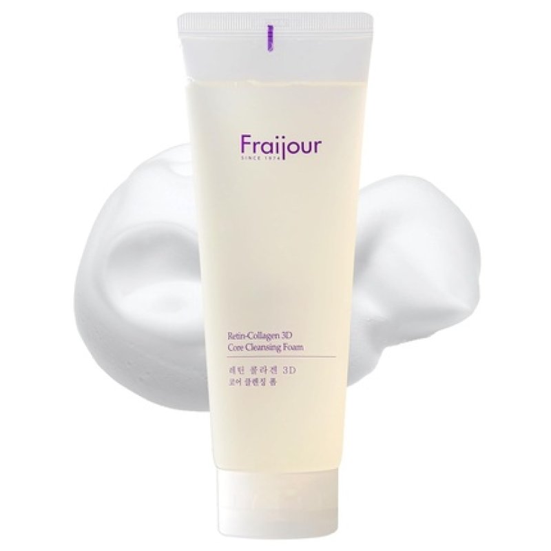 Retin Collagen 3D Core Cleansing Foam Anti-Aging Gel Cleanser with Collagen