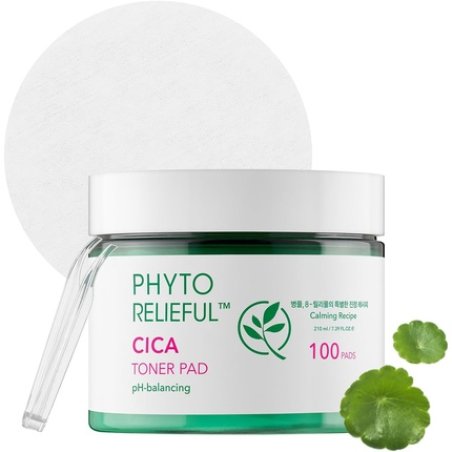Thankyou Farmer Phyto Relief Cica Toner Pad 100 Pads 210ml - Vegan