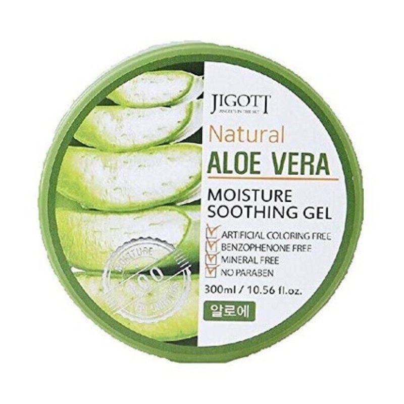 Jigott Natural Aloe Vera Moisturizing Soothing Gel 300ml