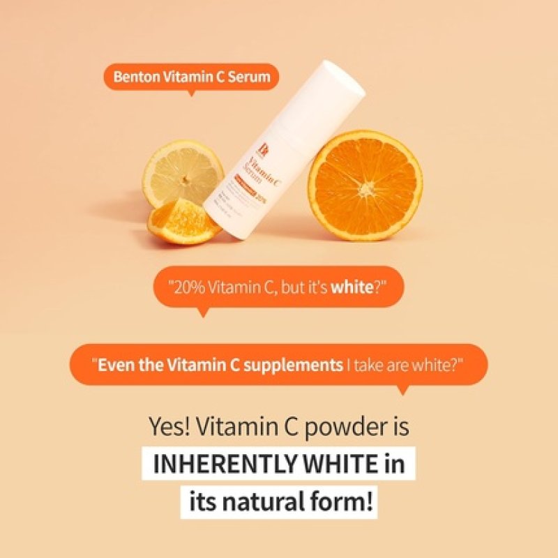 Benton Vitamin C Serum - White Vitamin C Serum for Face