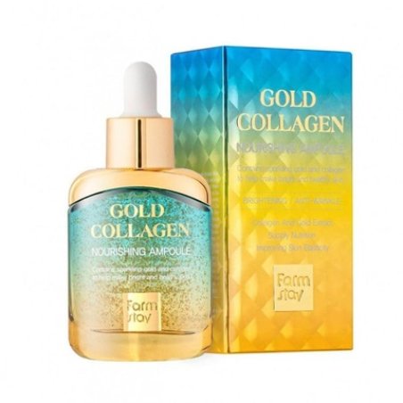 Farmstay Gold Collagen Nourishing Ampoule Anti-Aging Serum