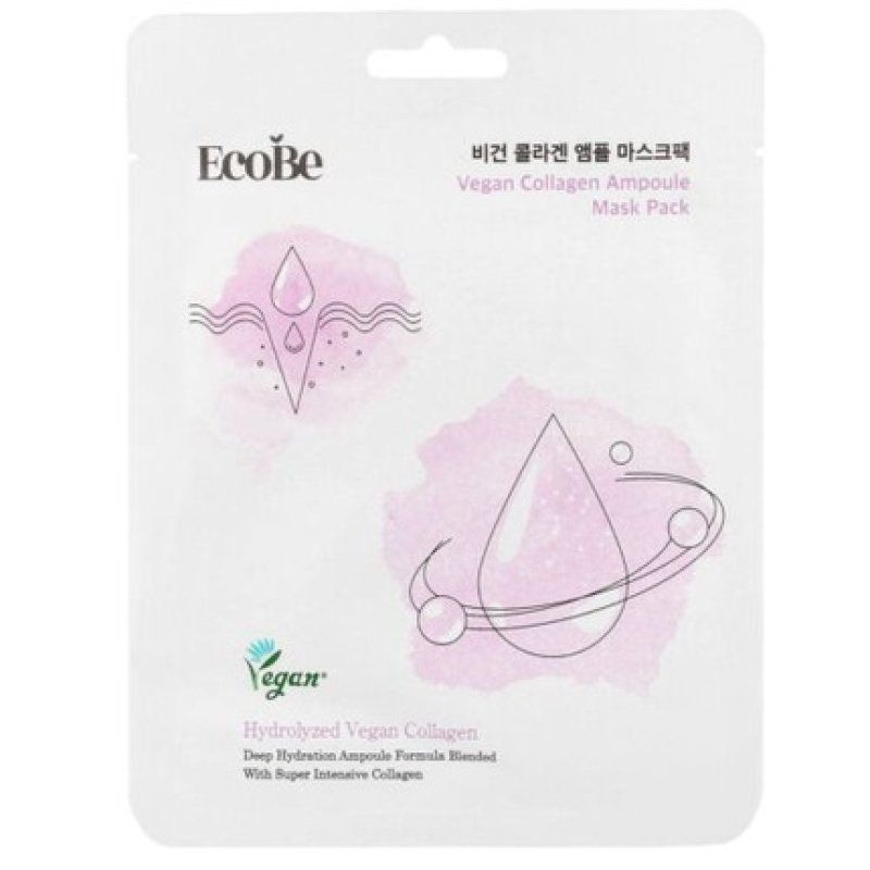 Ecobe Vegan Collagen Ampoule Mask 25ml