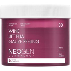 DERMALOGY by NEOGENLAB Wine Lift PHA Gauze Peeling Pads - Exfoliating Revitalizing Firming with AHA BHA PHA LHA Wine