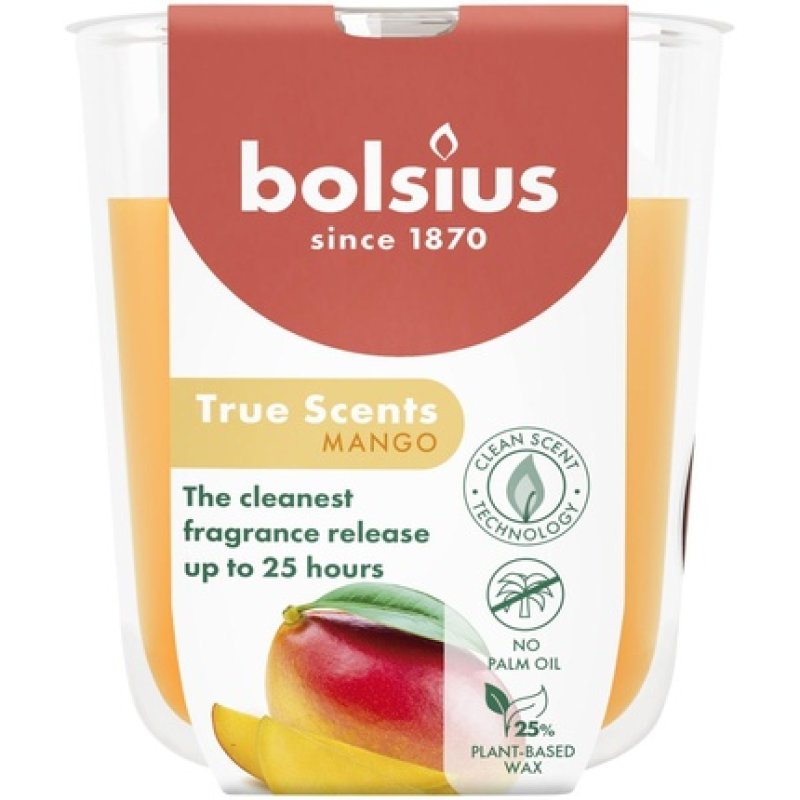Bolsius Fragrance Glass 80/73 True Scents Mango
