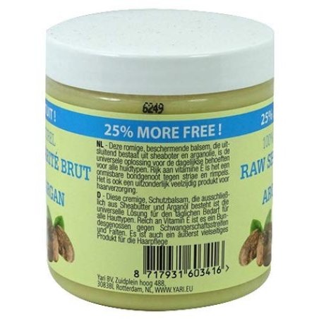 Yari 100% Raw Natural Shea Butter & Argan Oil 250ml