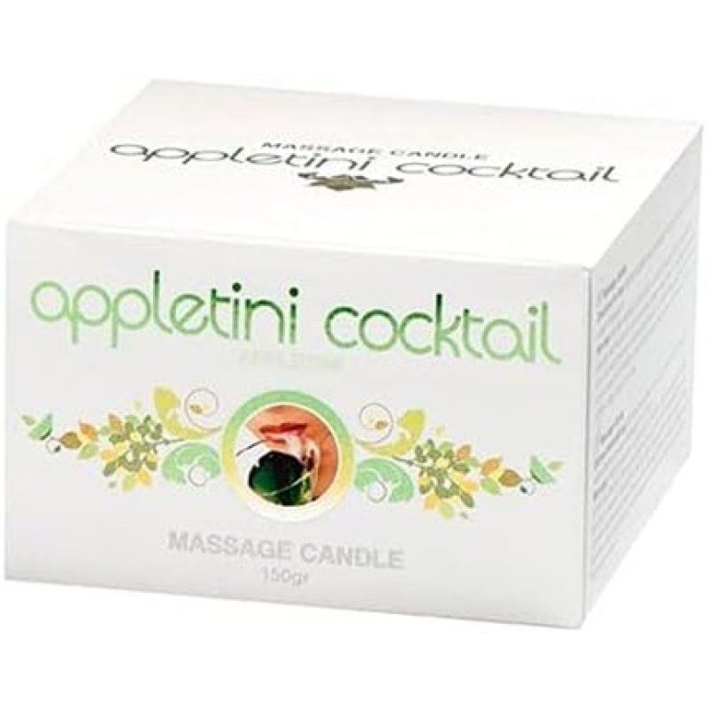 Cobeco Exotic Appletini Cocktail Massage Candle Tin 150g