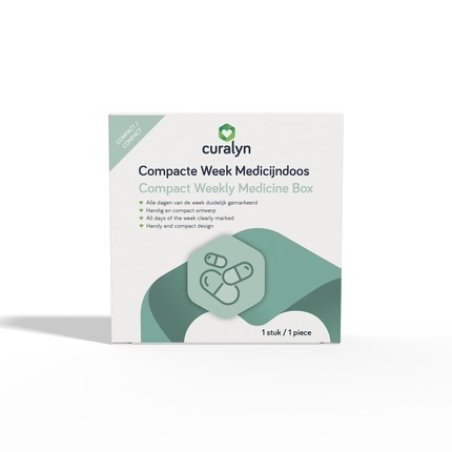 Curalyn Compact Weekly Medicine Box