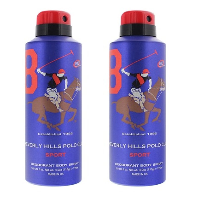 Beverly Hills Polo Club Sport 8 Deodorant Body Spray 175ml for Men