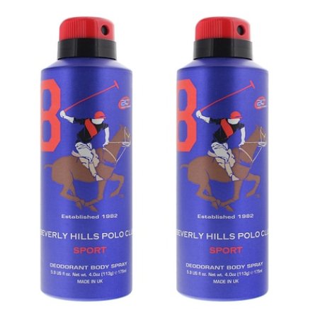 Beverly Hills Polo Club Sport 8 Deodorant Body Spray 175ml for Men