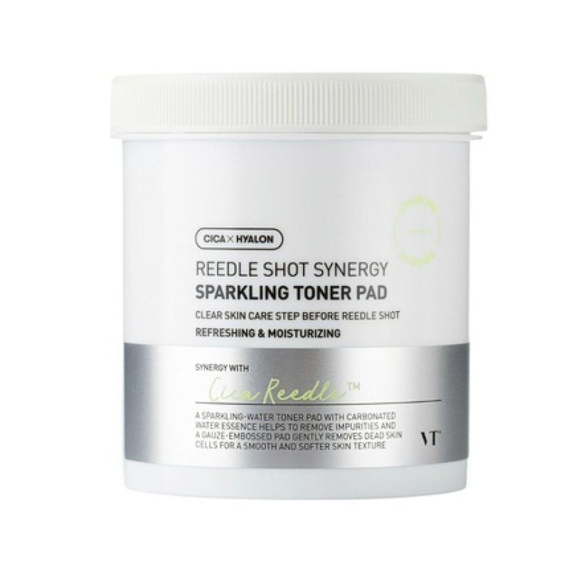 STOCKICX7 - Vt Cosmetics Reedle Shot Synergy Sparkling Toner Pad - 80 Pads