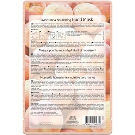 Moisture and Nourishing Peach Hand Mask