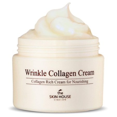 THE SKIN HOUSE Wrinkle Collagen Cream 50ml 1.69 fl.oz. Nourishing and Moisturizing Cream Anti-Aging Collagen and Deep