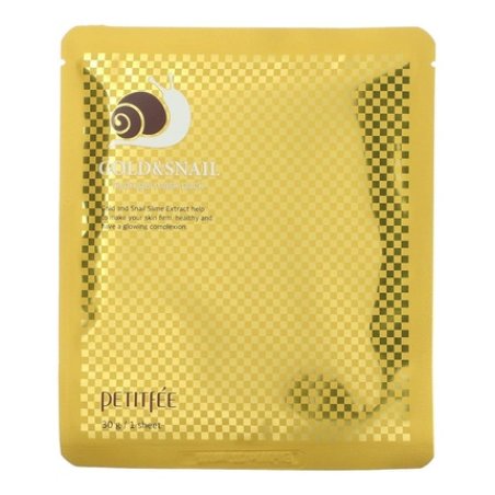 Petitfee Gold & Snail Facial Mask Korean Cosmetics 30g