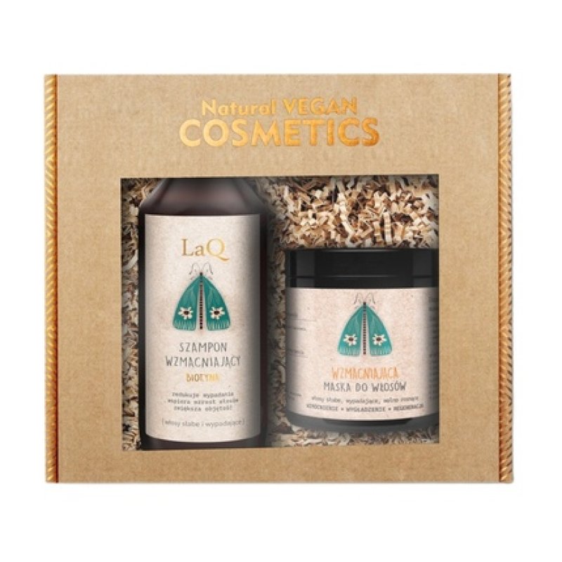 Laq_Set Botanic Hair Strengthening Shampoo 300ml Hair Mask 250ml