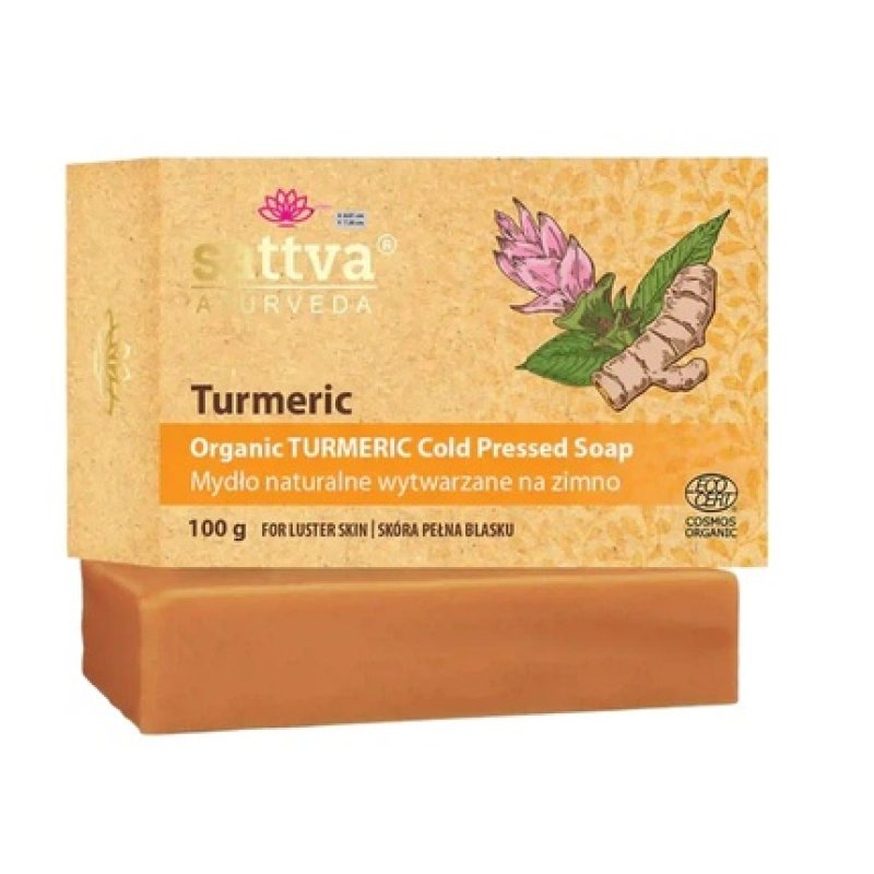 Sattva Organic Cold-Processed Soap Turmeric 100g